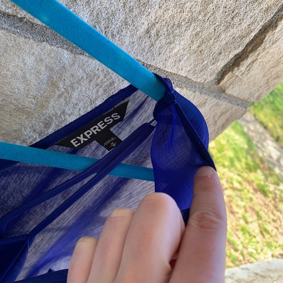 Express Cobalt Blue Dress - Picture 8 of 12